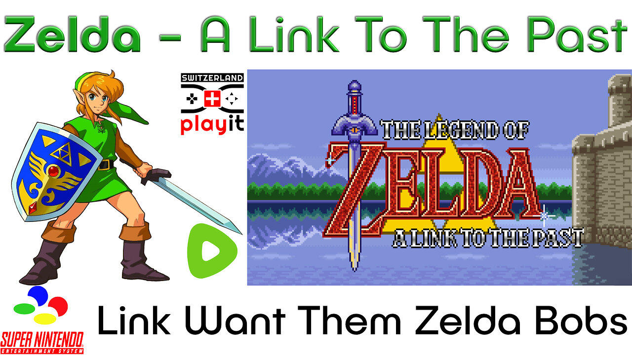 3pm EST - 🔴LIVE - Retro Gaming / Link Wants Them Zelda Bobs