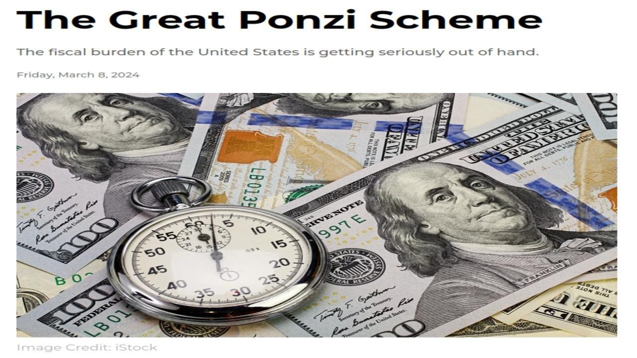 The GREAT AMERICAN PONZI Scheme