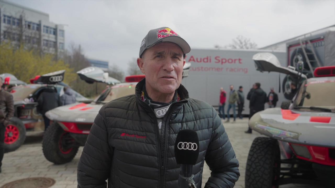 Great enthusiasm for the Dakar winners from Audi - Stéphane Peterhansel, Driver, Audi Sport GmbH