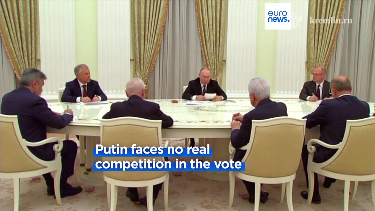 Russians vote in an election that holds little suspense