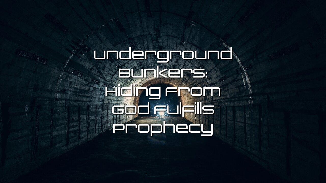 Underground Bunkers: Hiding From God Fulfills Prophecy: Truth Today W/ Shahram Hadian