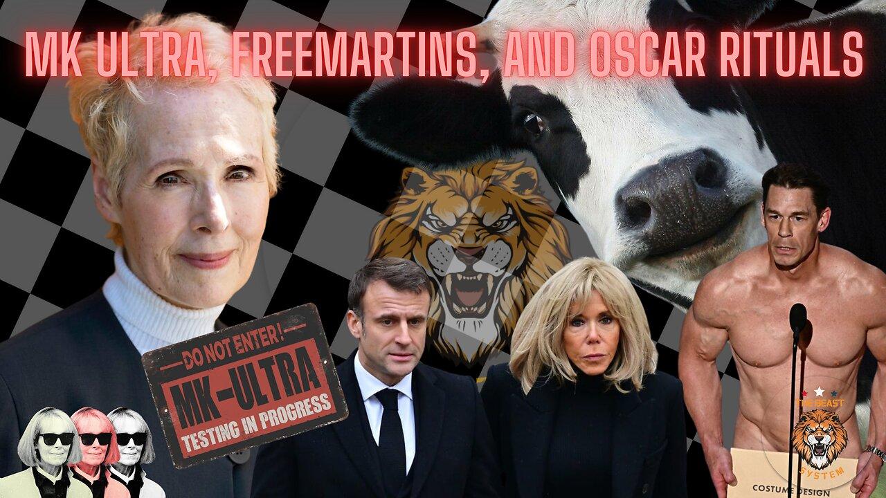 Connections between E. Jean Carroll and MK Ultra, Freemartins, and Oscar Rituals