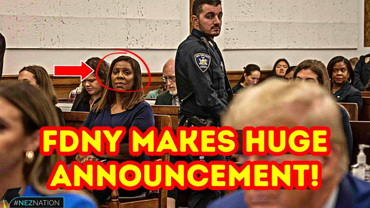 🚨BREAKING🚨FDNY Backtrack on 'HUNT' for Firefighters who BOOED Letitia James & cheered Donald Trump