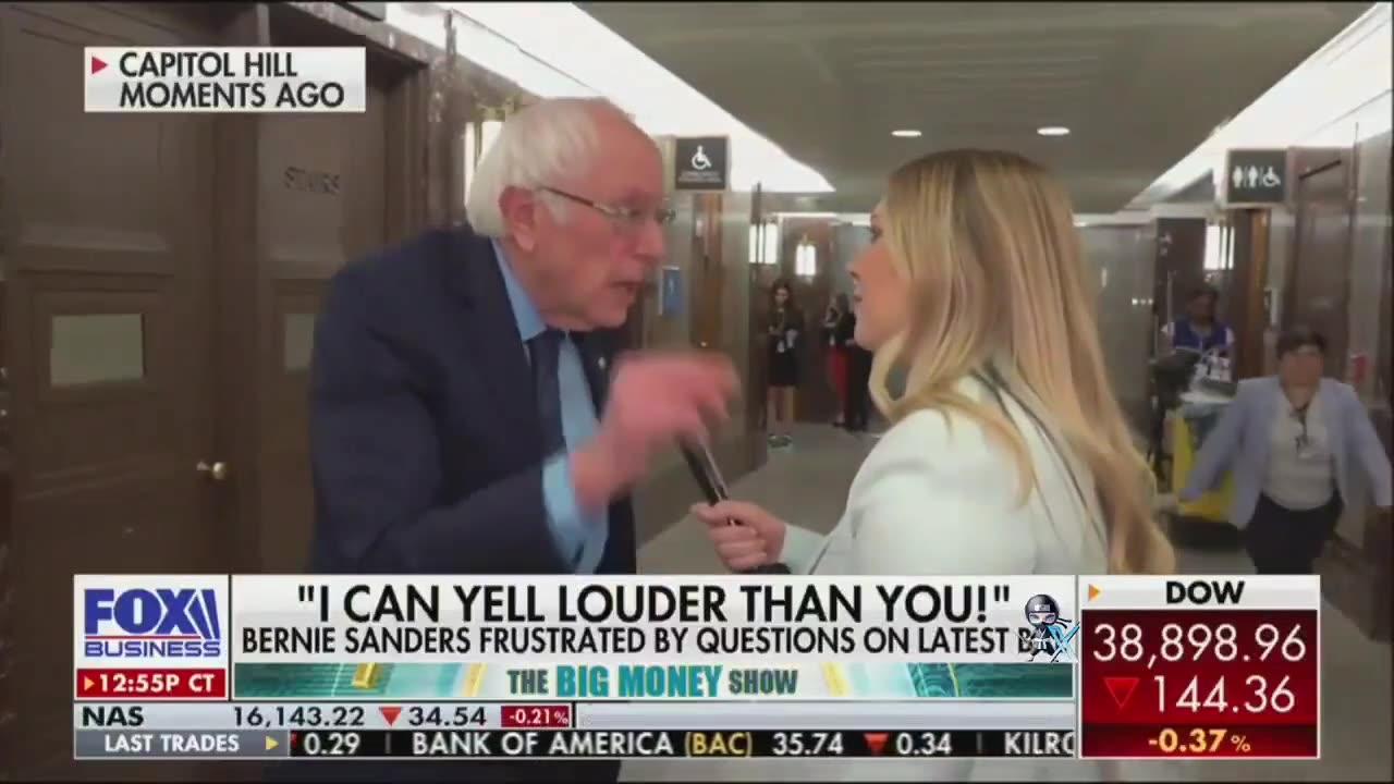 Bernie Sanders Gets TRIGGERED, Shout In The Face Of A Reporter For Asking Questions