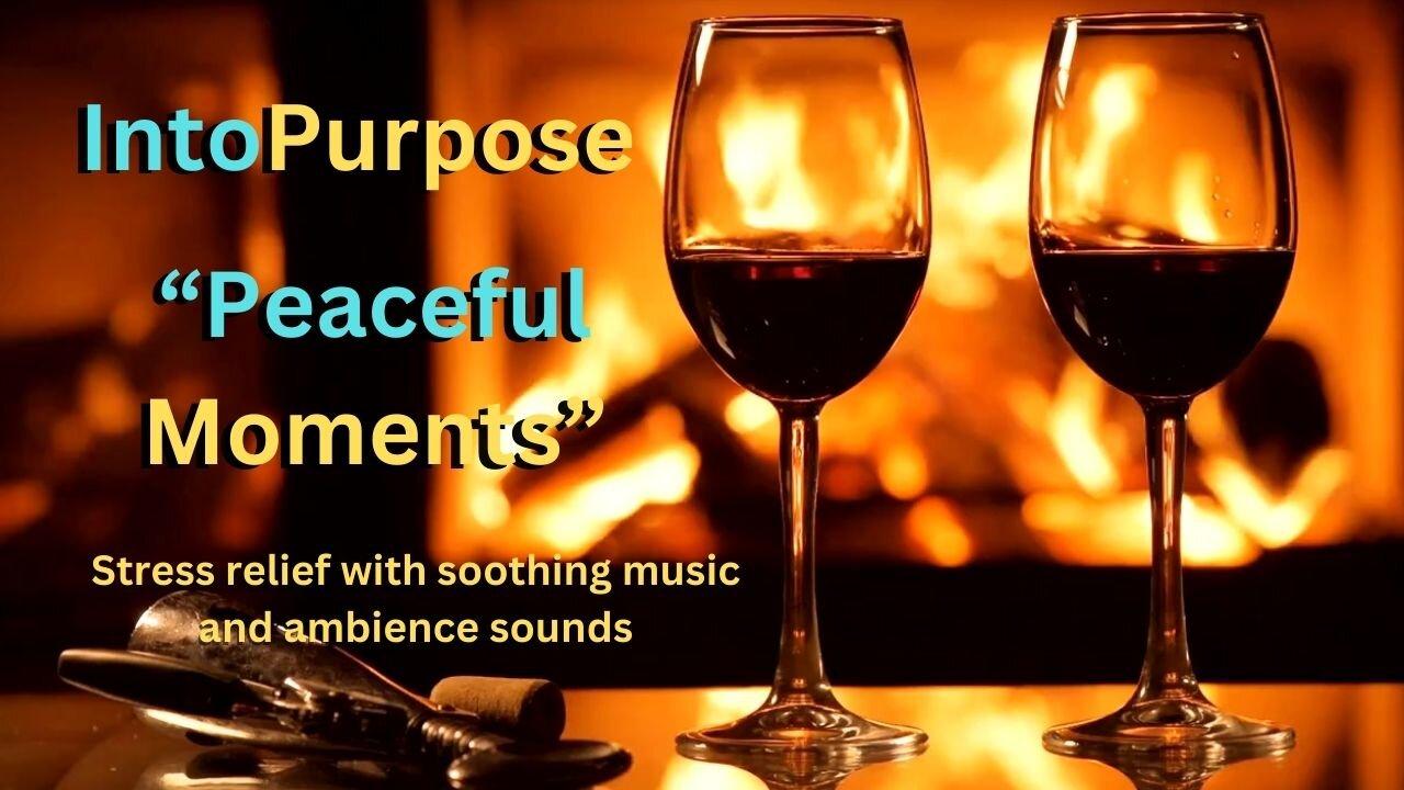IntoPurpose 'Peaceful Moments' - fire , jazz and Wine.