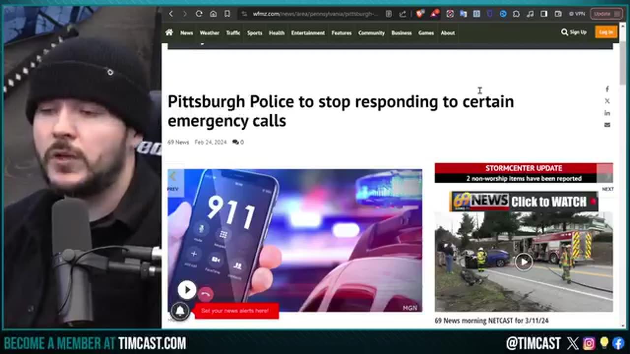 THE PURGE IS BEGINNING, Police In Pittsburgh To STOP RESPONDING, Less Than 20 Cops From 3am To 7AM