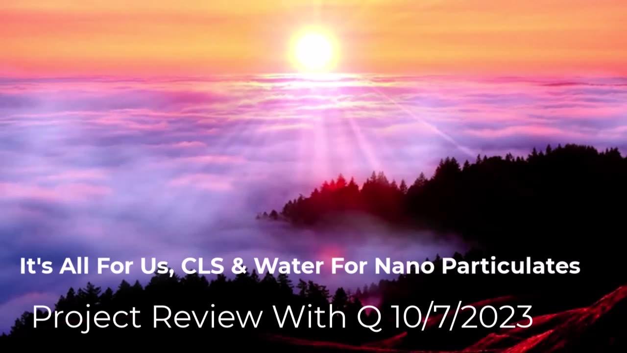 CLS and Water For Nano Particulates 10/7/2023