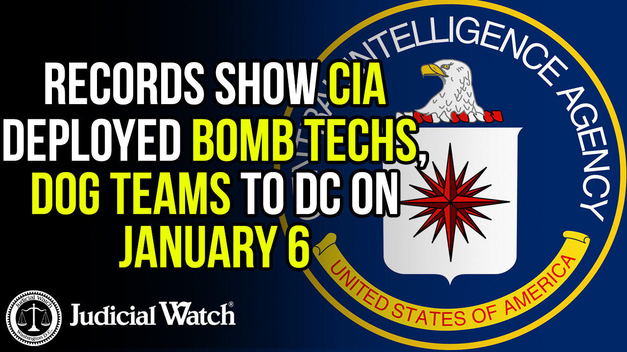 NEW: Records Show CIA Deployed Bomb Techs, Dog Teams to DC on January 6