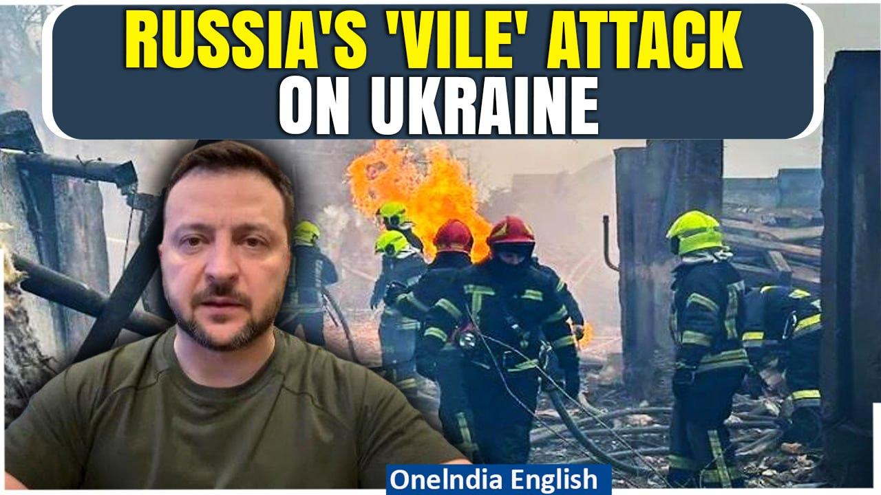 Russia Attacks Ukraine's Odesa, Takes 20 Lives Including Rescue Workers | Oneindia News