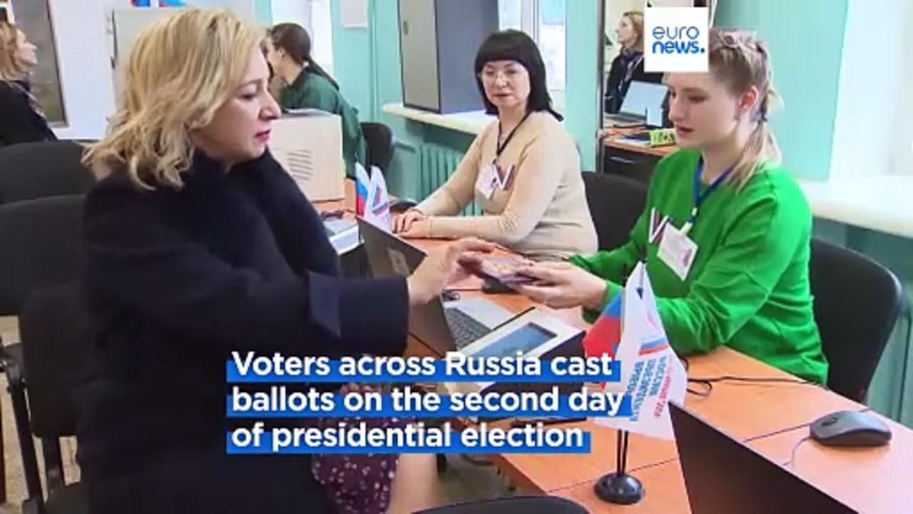 Russians cast ballots on second day of elections