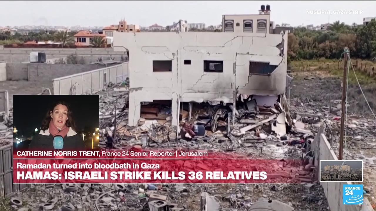 Deadly Ramadan: Israeli strike kills 36 relatives