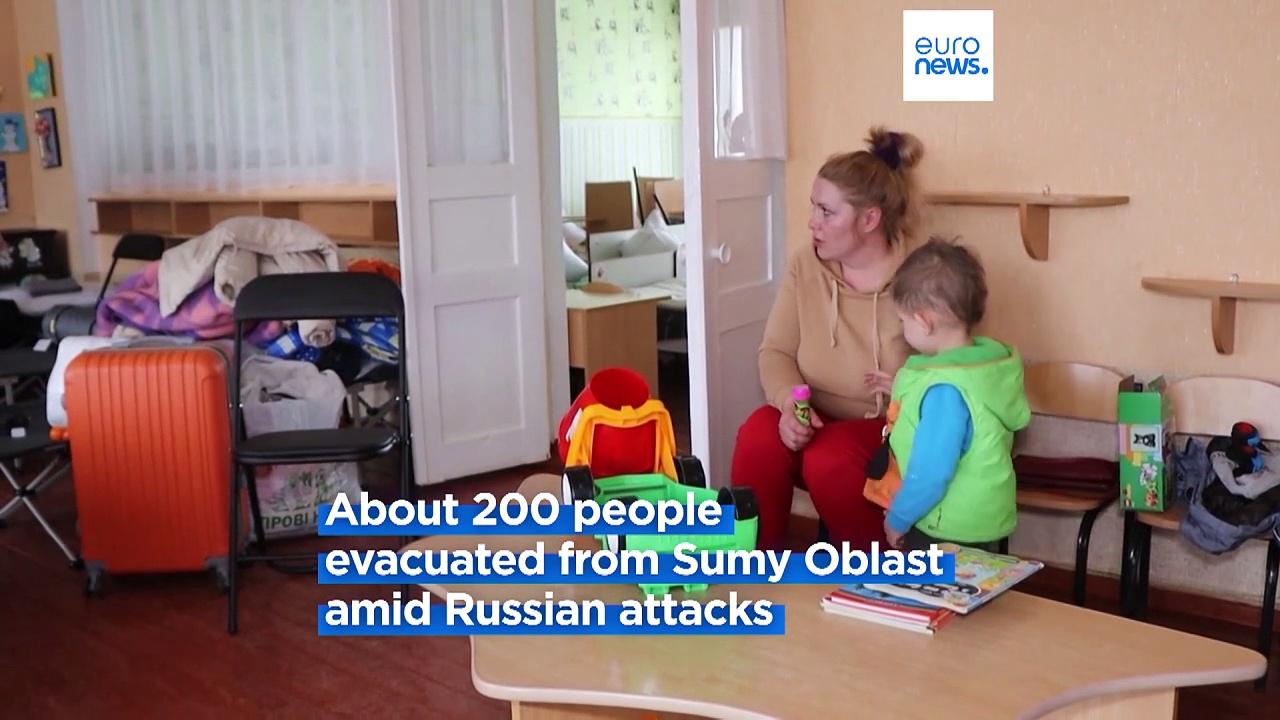Approximately 200 evacuated from northern Sumy Oblast
