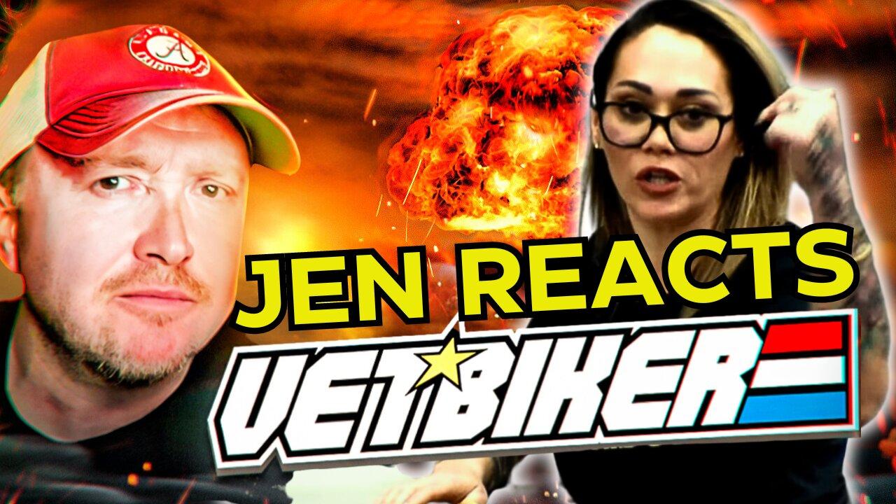 Jen Reacts Joins the Veteran Biker Live Stream!