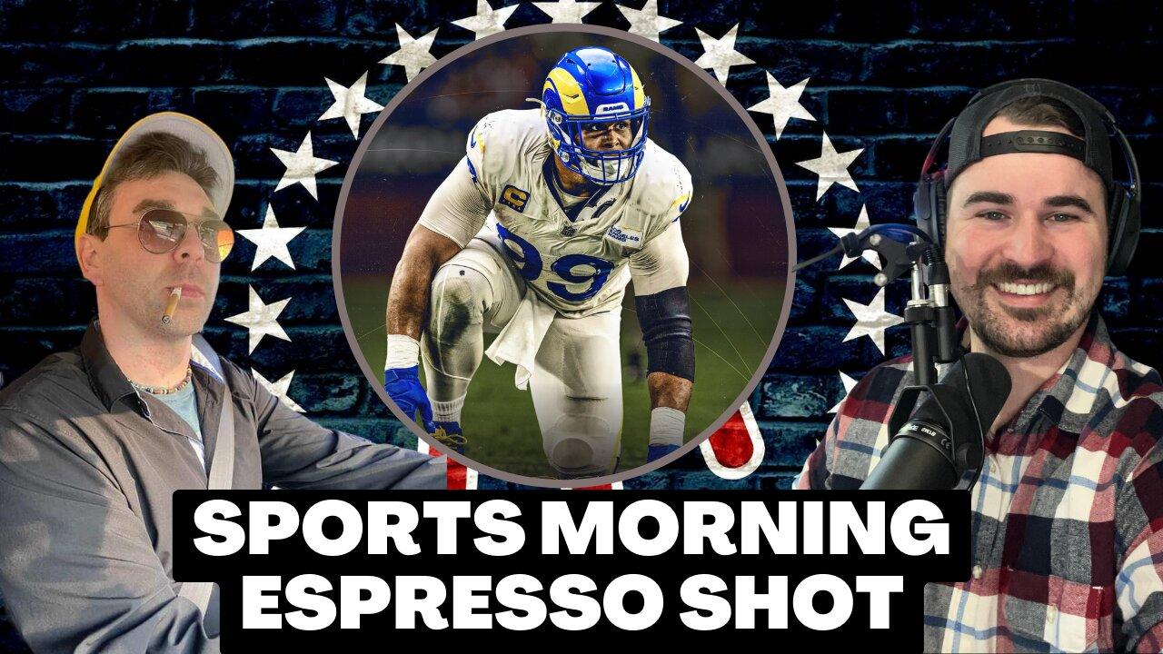 Aaron Donald retires! Is he a hall of famer? | Sports Morning Espresso Shot