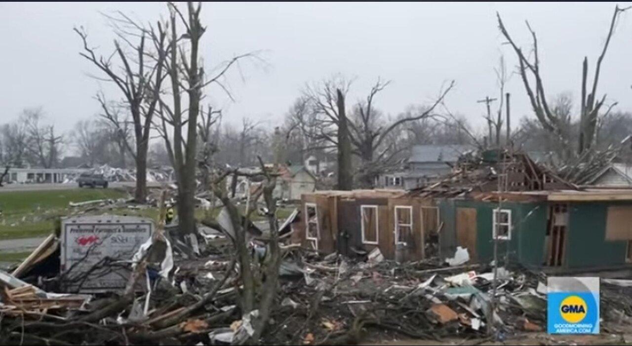 Tornadoes leave Trail of destruction in midwest.