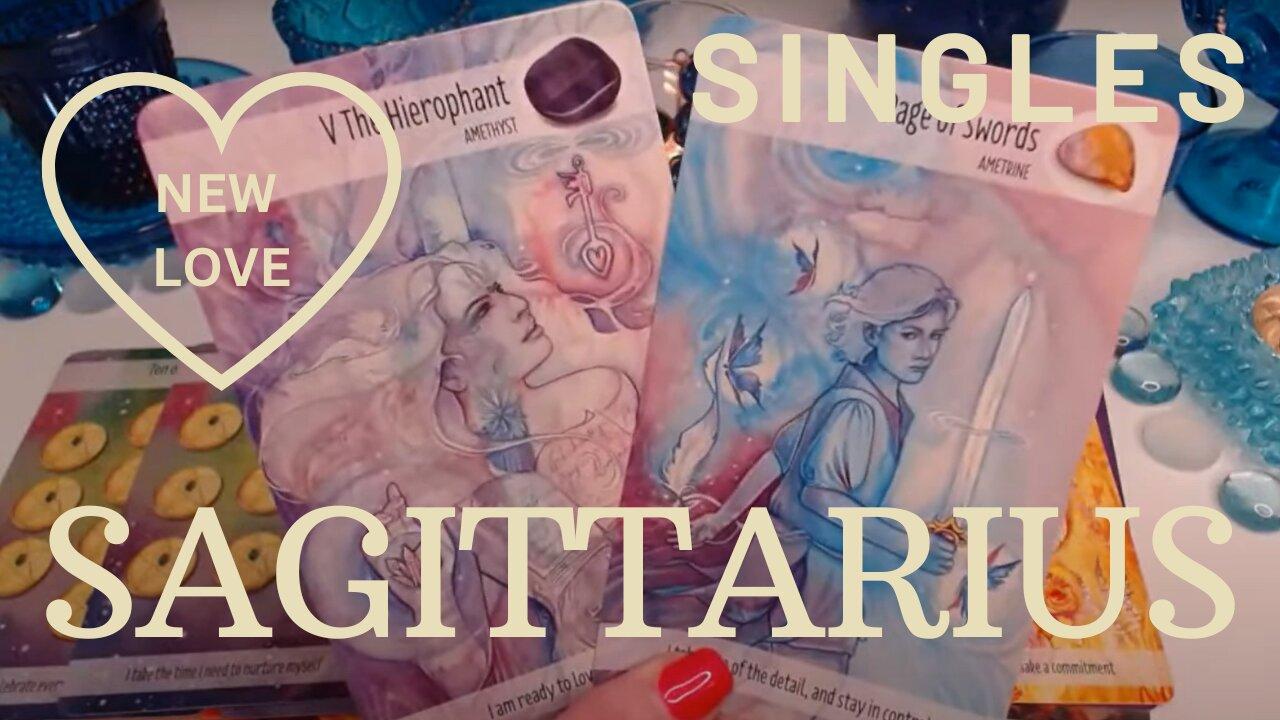 SAGITTARIUS SINGLES ♐💖THE MOMENT THEY LOOKED IN YOUR EYES THEY KNEW🤯👀 NEW LOVE/SINGLES LOVE TAROT ✨