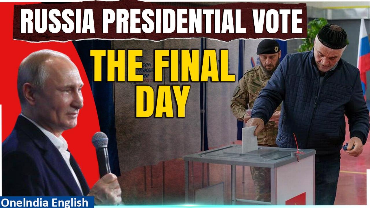 Russia's Presidential Vote Enters Final Day Amidst Accusations of Kyiv Sabotage | Oneindia News