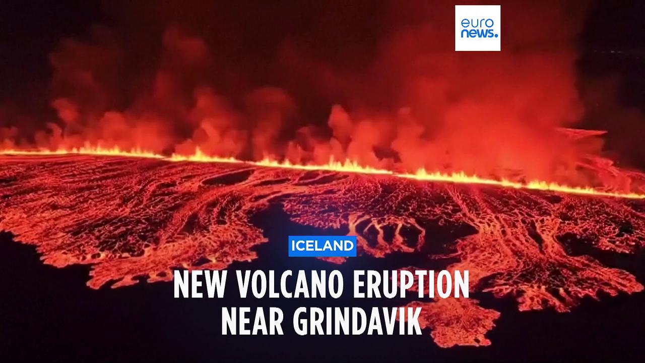 Iceland volcano erupts for fourth time in three months