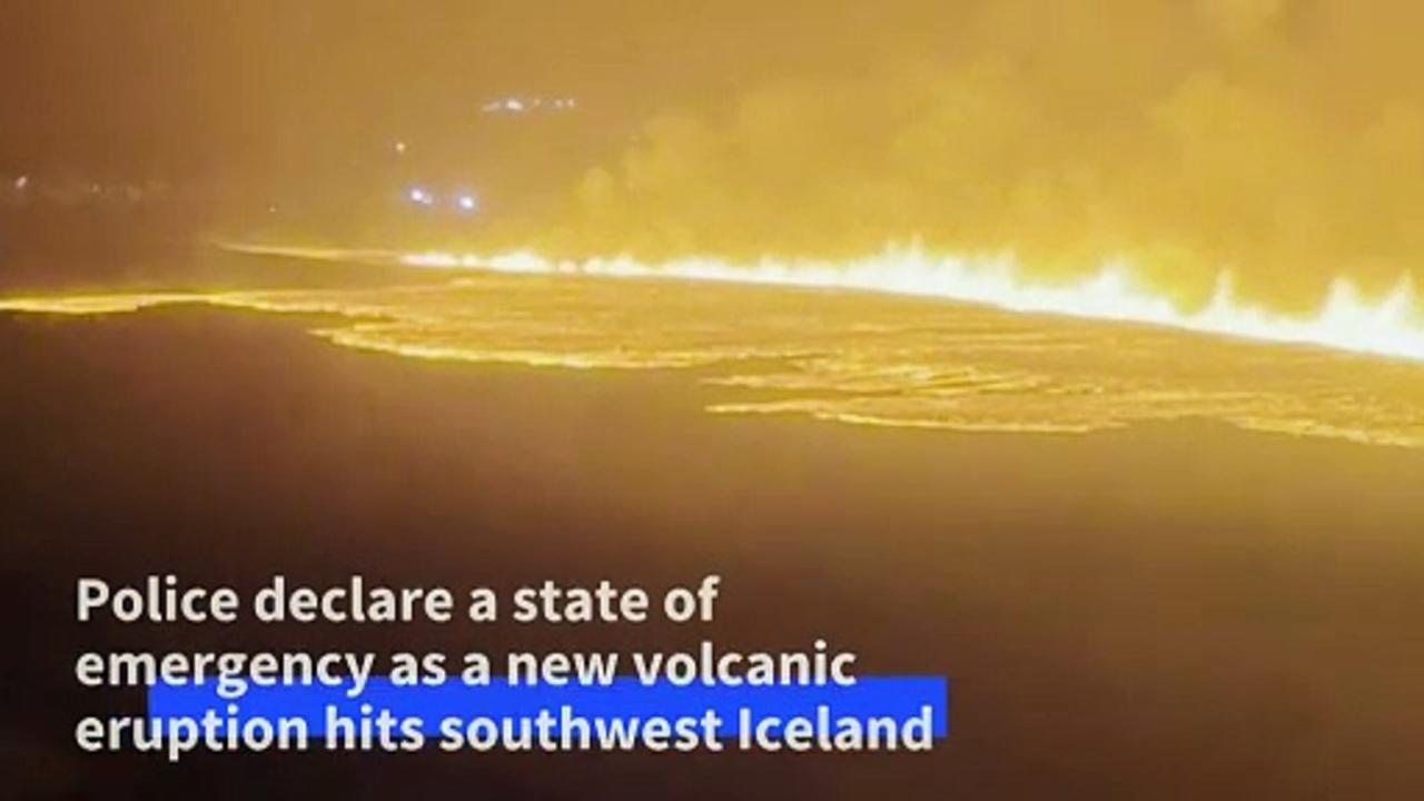 Icelandic volcano erupts for the fourth time on Reykjanes peninsula