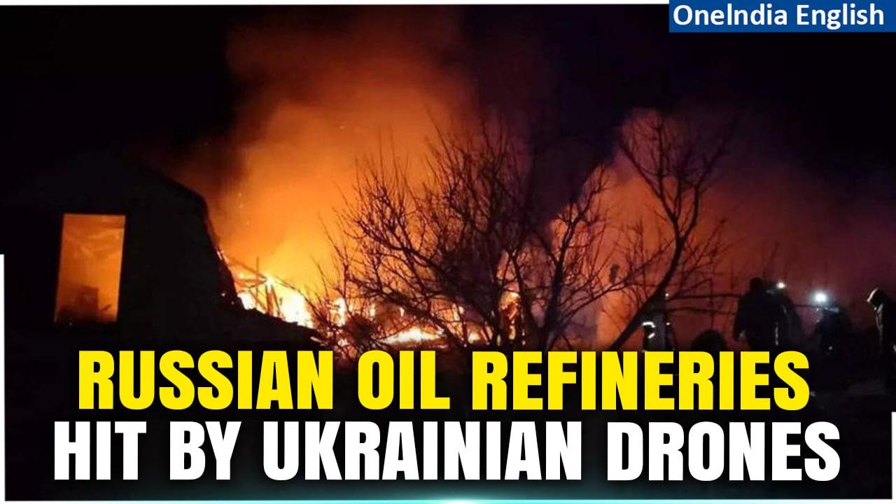 Russia-Ukraine War: Ukrainian drones attack refinery, target Moscow, disrupt power | Oneindia