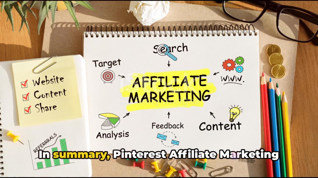 Pinterest Affiliate Marketing Unveiled: $1,225/Day with Free Al Tools!