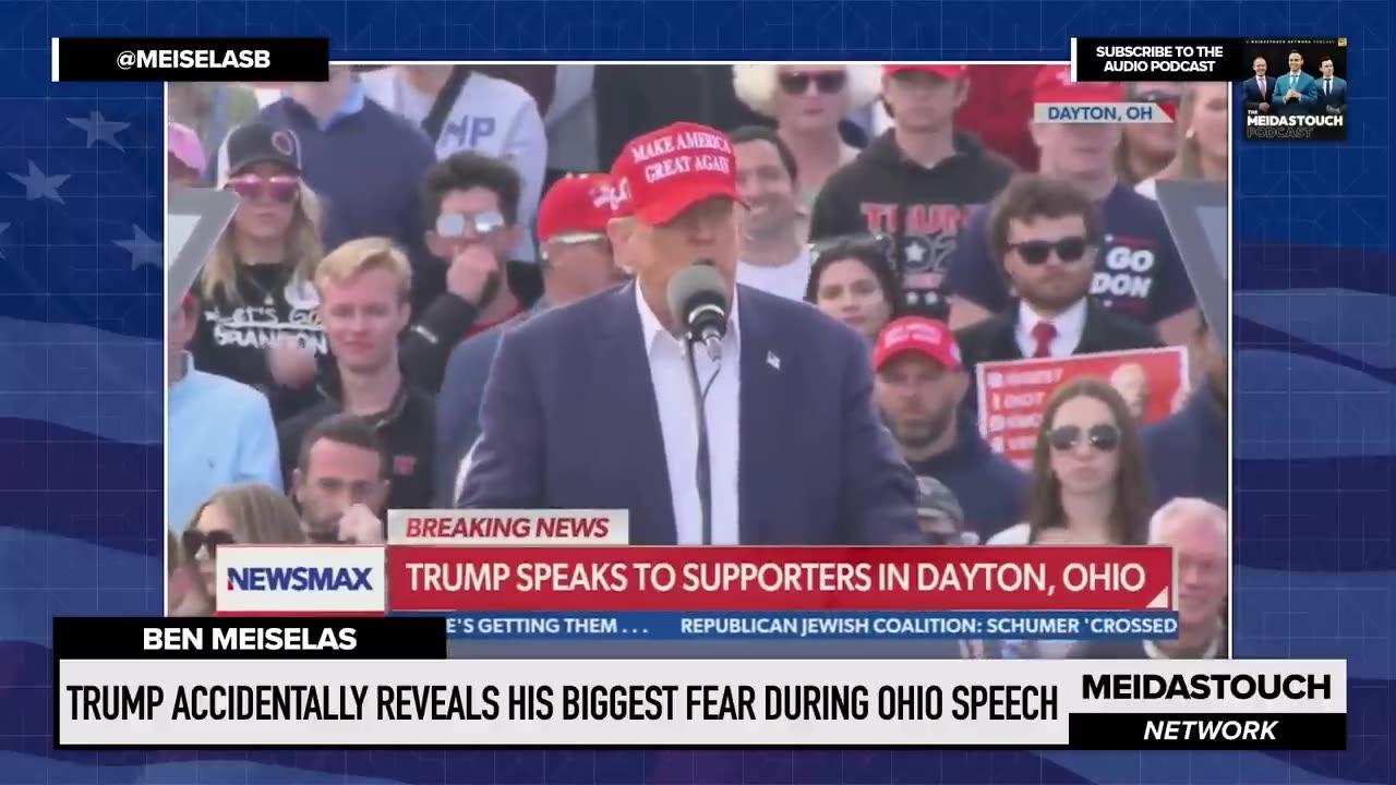 Trump ACCIDENTALLY REVEALS his BIGGEST FEAR during Ohio Speech