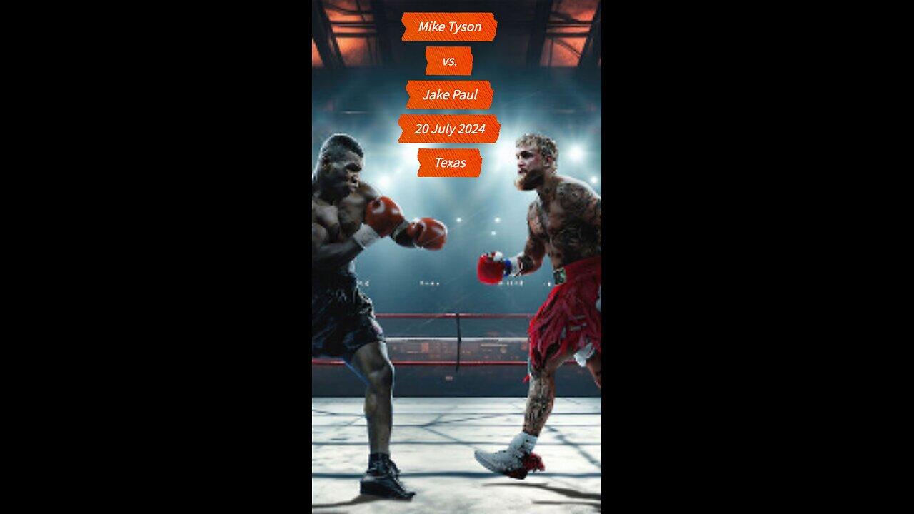 Mike Tyson vs. Jake Paul #miketyson #jakepaul #boxing #fight #fighting #shortvideo