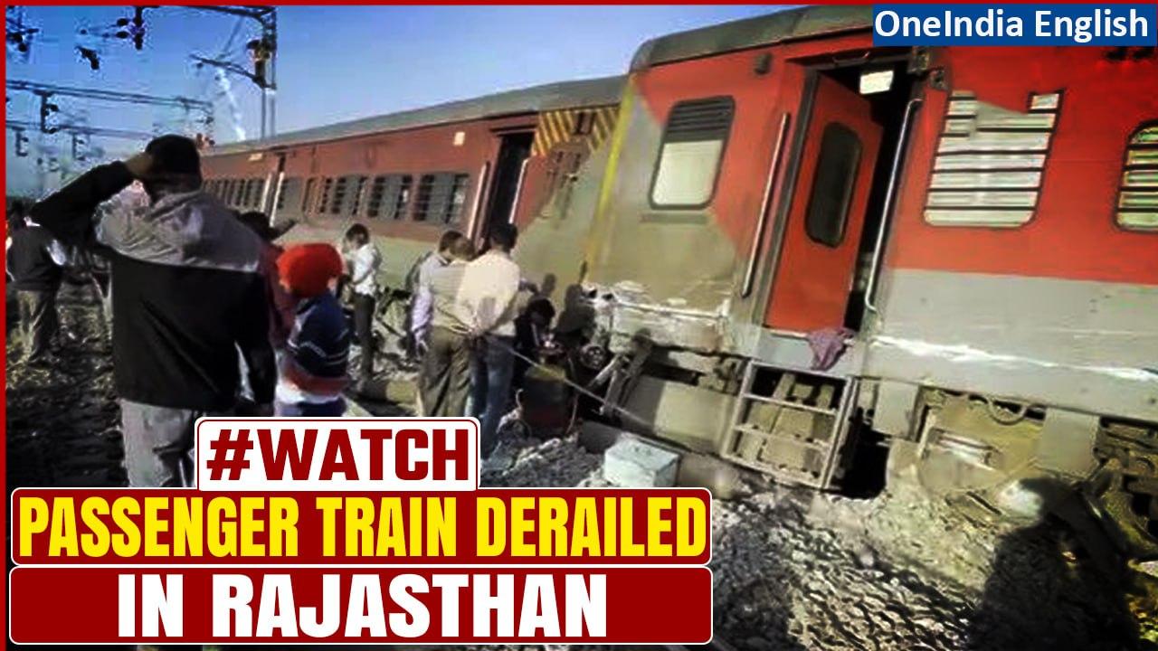 Train Derails in Rajasthan: Four Coaches Of Superfast Express Off-Track Near Ajmer| Oneindia