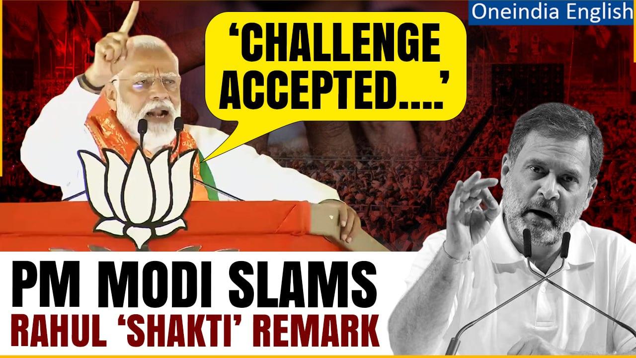 PM Modi Berates Opposition in Telangana Rally, Digs Rahul Gandhi on ‘Shakti Remark’| Oneindia News