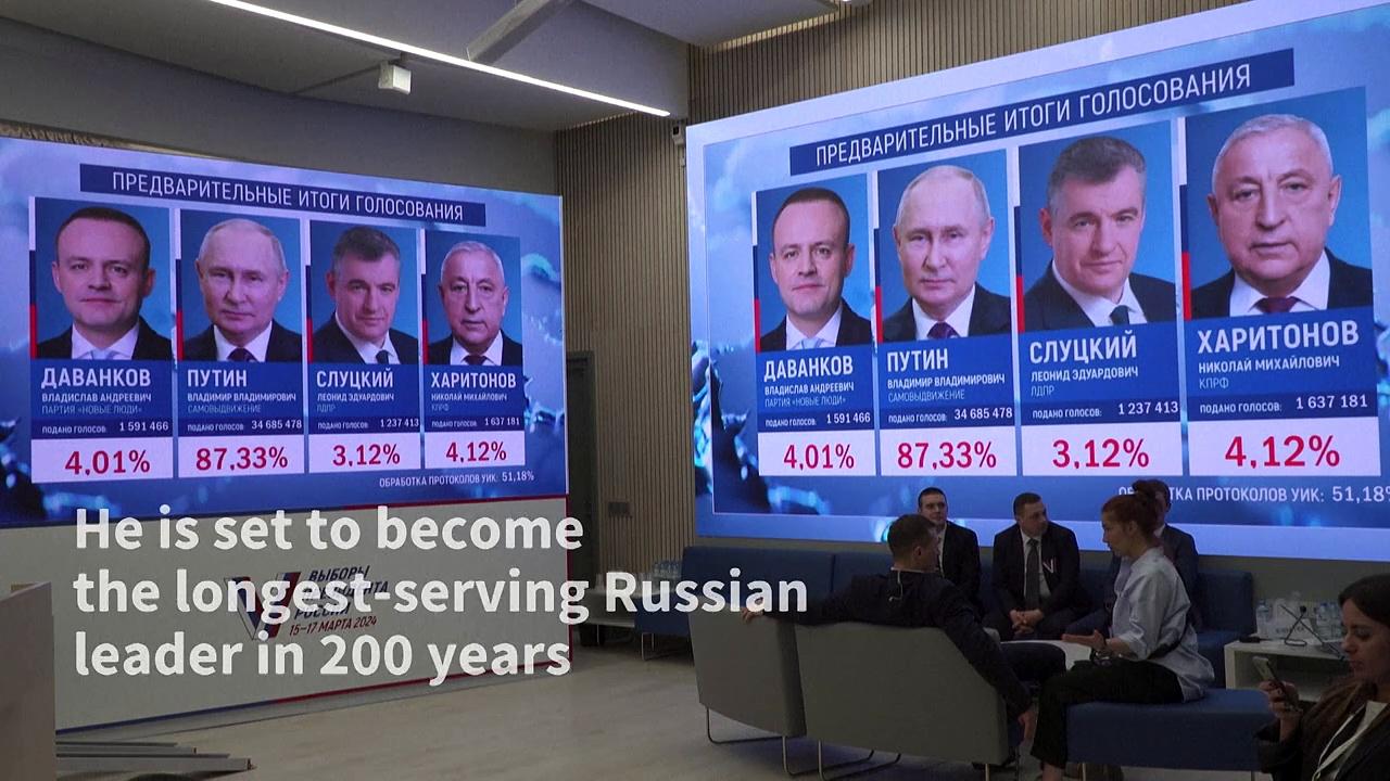 Putin secures another term as Russia's leader