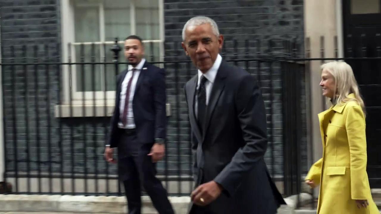 Obama leaves Downing Street after 'private meeting'