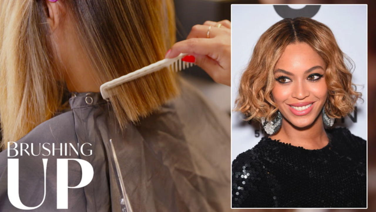 Recreating Beyonce's Iconic Blonde Bob | Brushing Up | Marie Claire