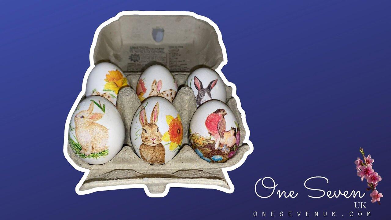 DECORATING EASTER EGGS: DECOUPAGE DELIGHTS!
