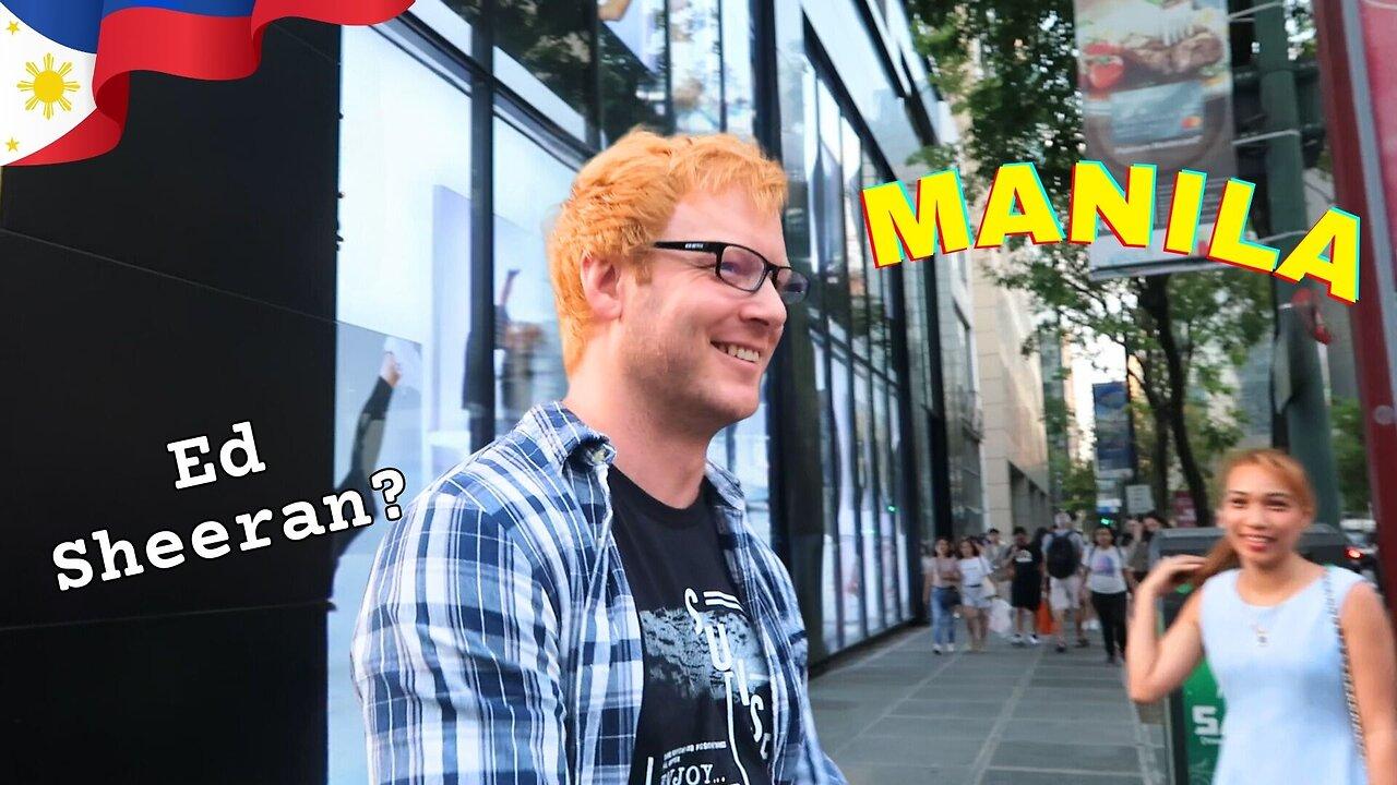 I Pretended to be ED SHEERAN in Manila Philippines
