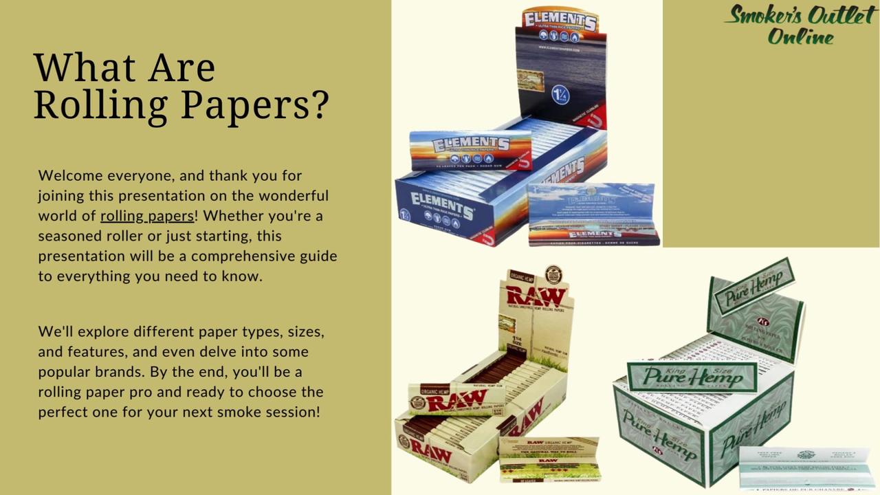 Explore the World of Rolling Papers