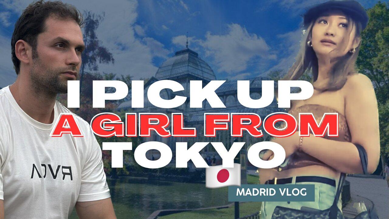 I pick up a Japanese girl from Tokyo in the Retiro Park Madrid
