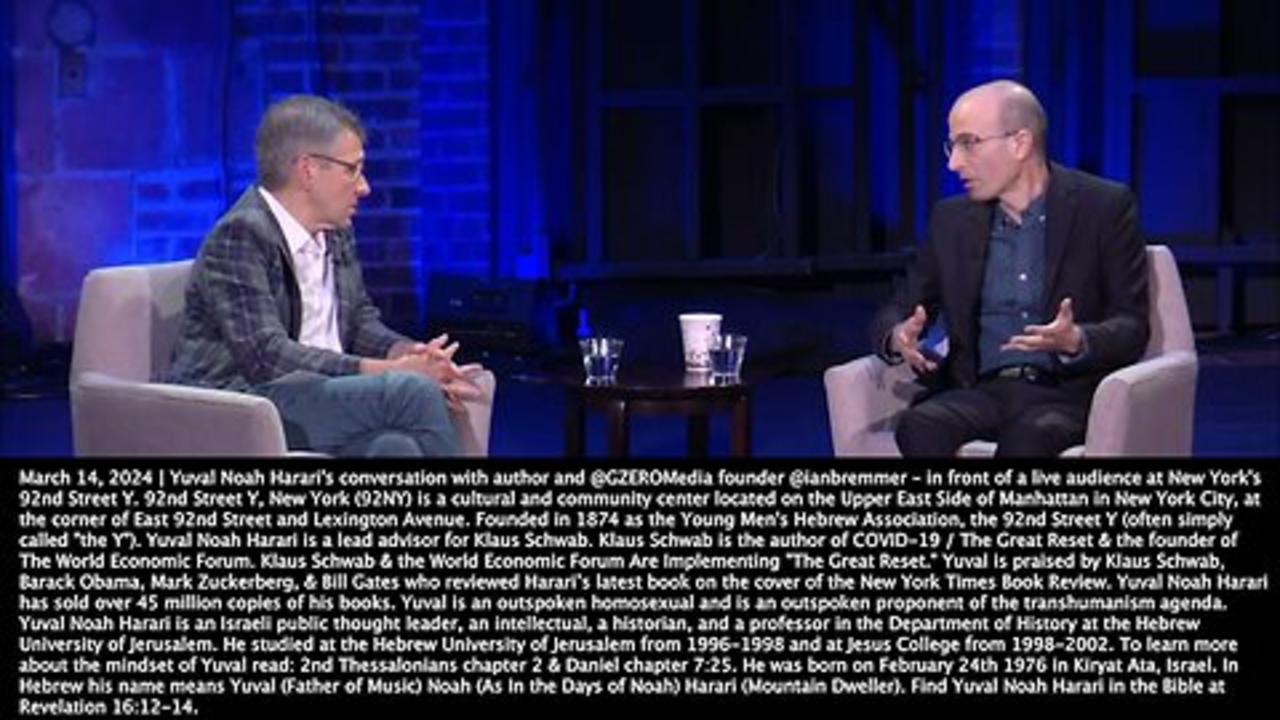 Yuval Noah Harari | "There Is a Scenario That We Are Already Living In the Midst of the Third World War & We Just Don&a