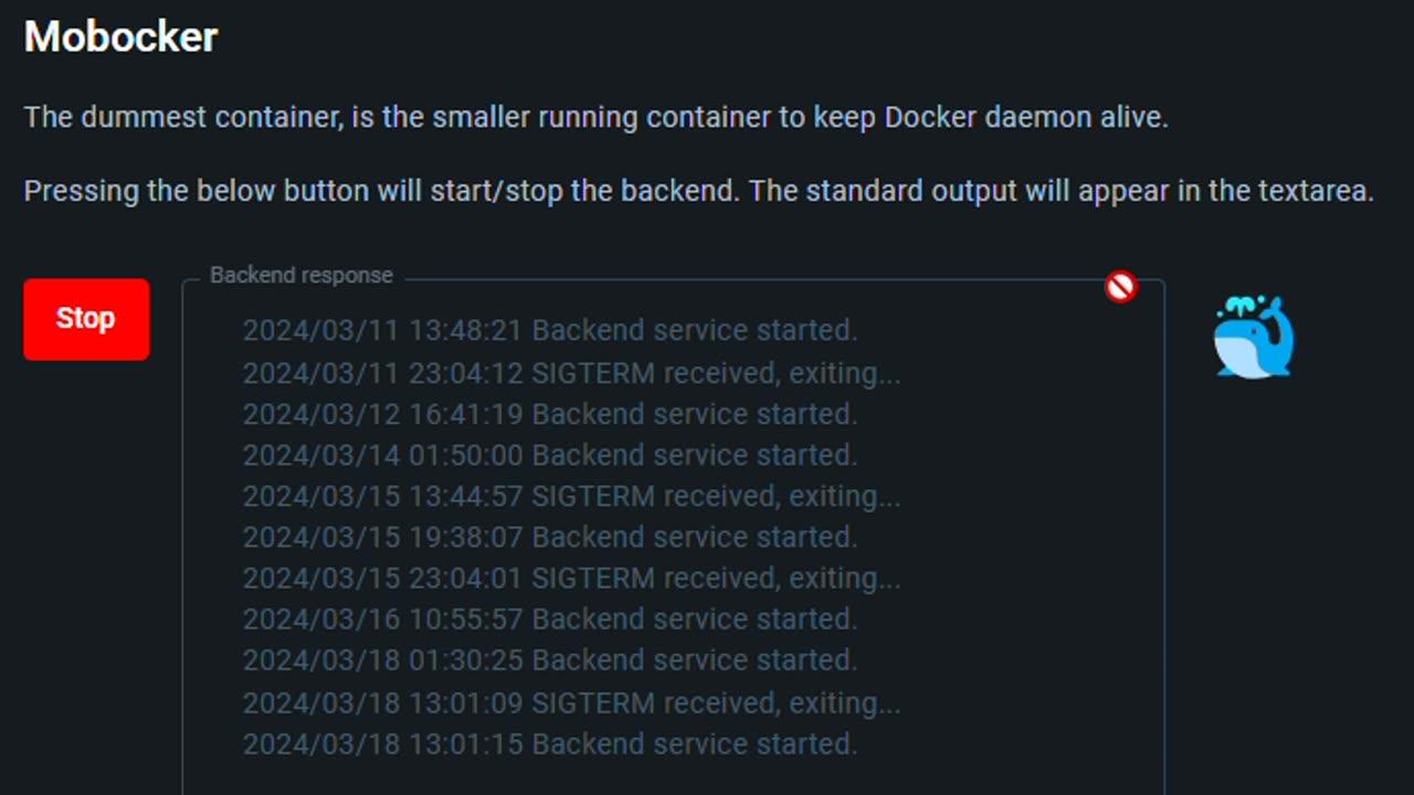 Mobocker Docker Desktop Extension