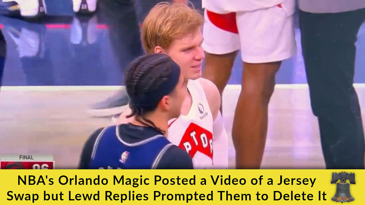 NBA's Orlando Magic Posted a Video of a Jersey Swap but Lewd Replies Prompted Them to Delete It It