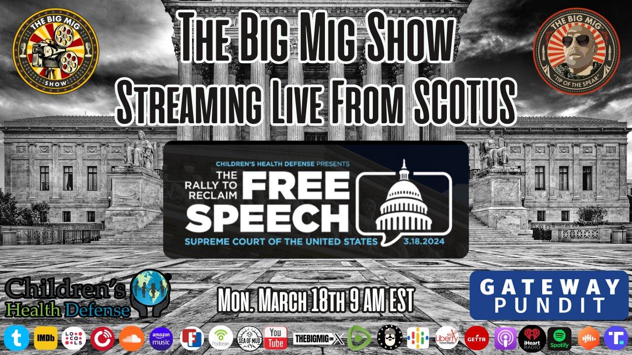 Streaming Live from SCOTUS, The Rally to Reclaim Free Speech