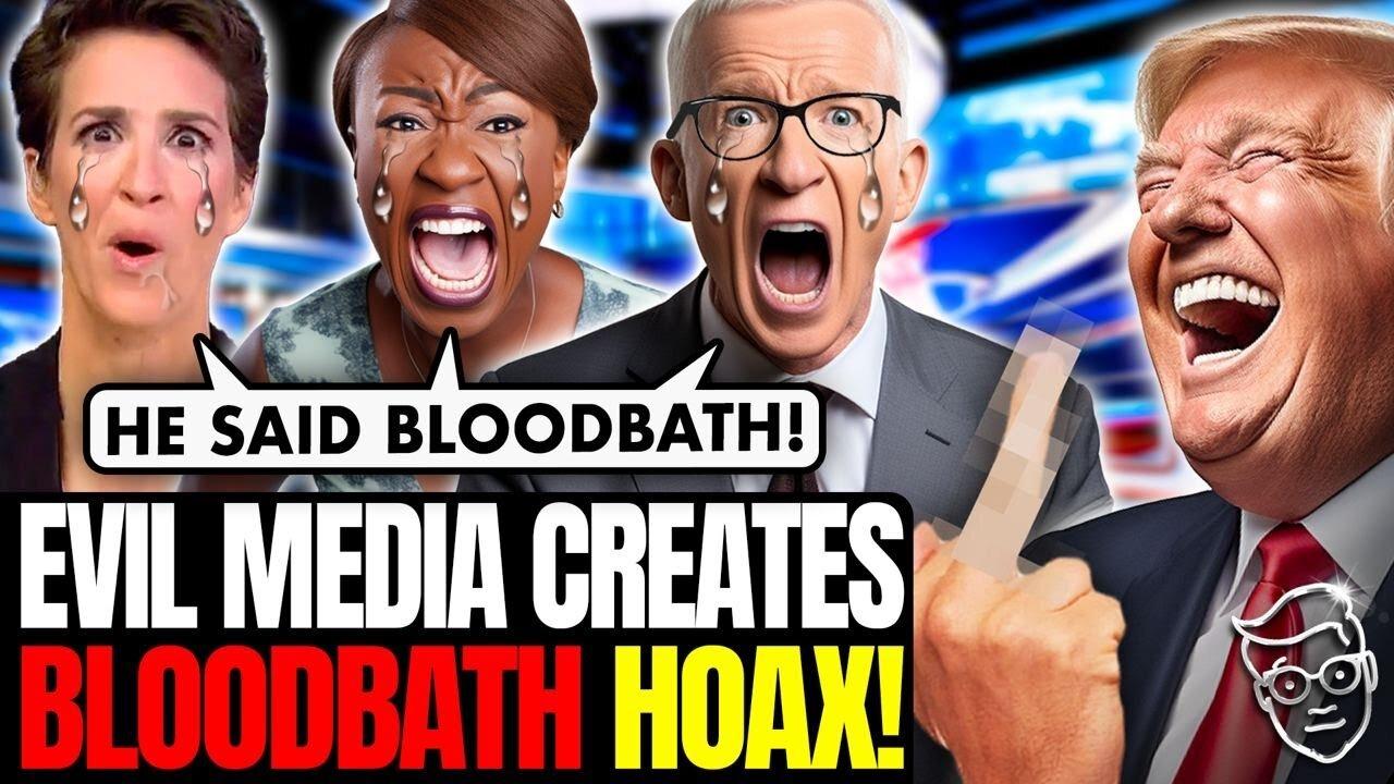 MEDIA'S NEW TRUMP 'BLOODBATH' HOAX EXPOSED! TOTAL BACKFIRE | LIBS DELETE POSTS IN PANIC