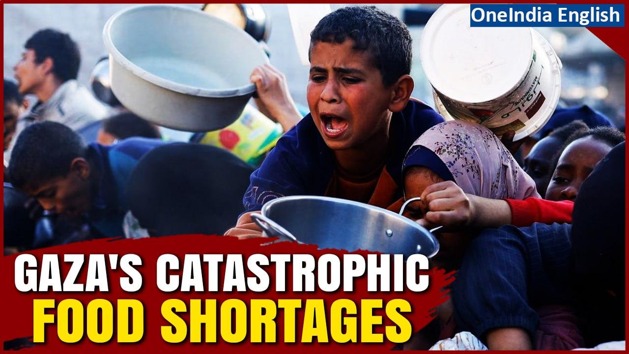 Israel-Hamas War: Gaza's Imminent Mass Crisis: Catastrophic Food Shortages Alert | Oneindia News