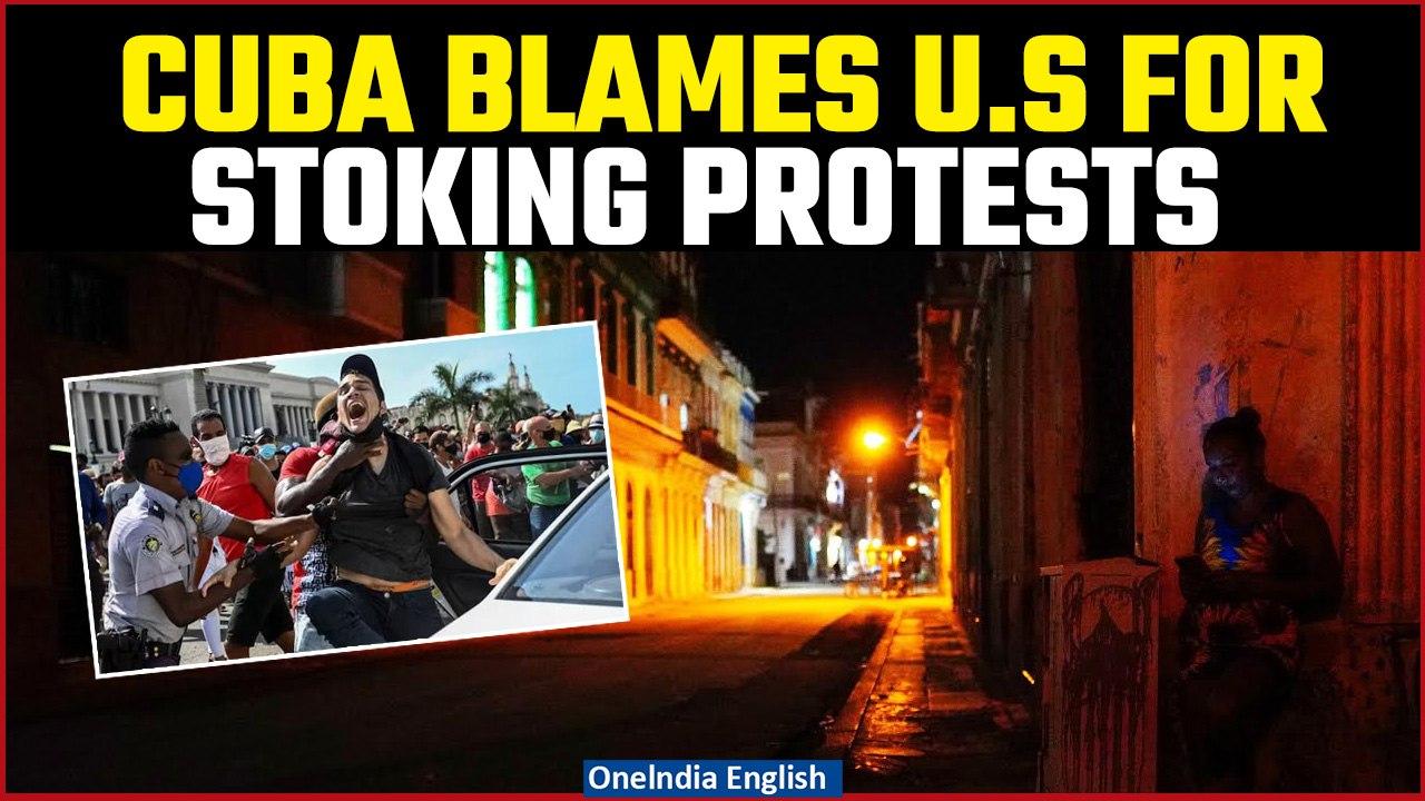 Cuba accuses US of stoking protests amid blackouts, food shortages | Summons top diplomat | Oneindia