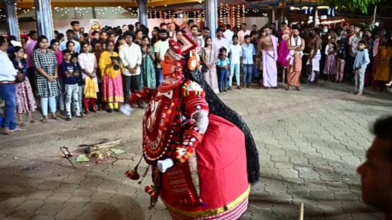 India celebrates the traditional dance festival of Theyyam
