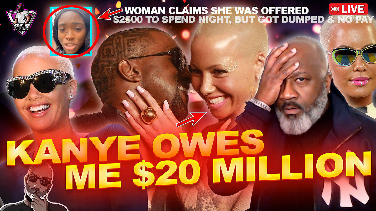 Amber Rose Says Kanye OWES Her $20 Million For Inspiring His Album In 2011 | Lawsuits New Divorce