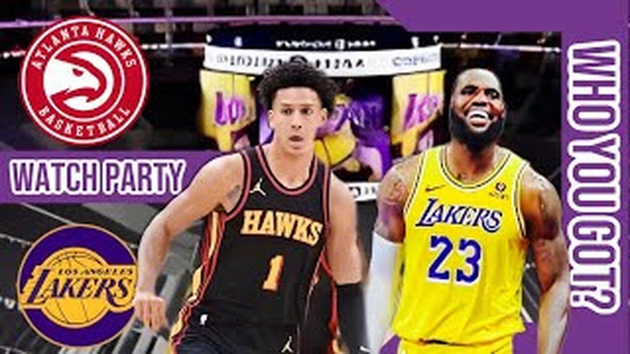 Atlanta Hawks vs LA Lakers | Live Play by Play/Watch Party Stream | NBA 2023 Game 68