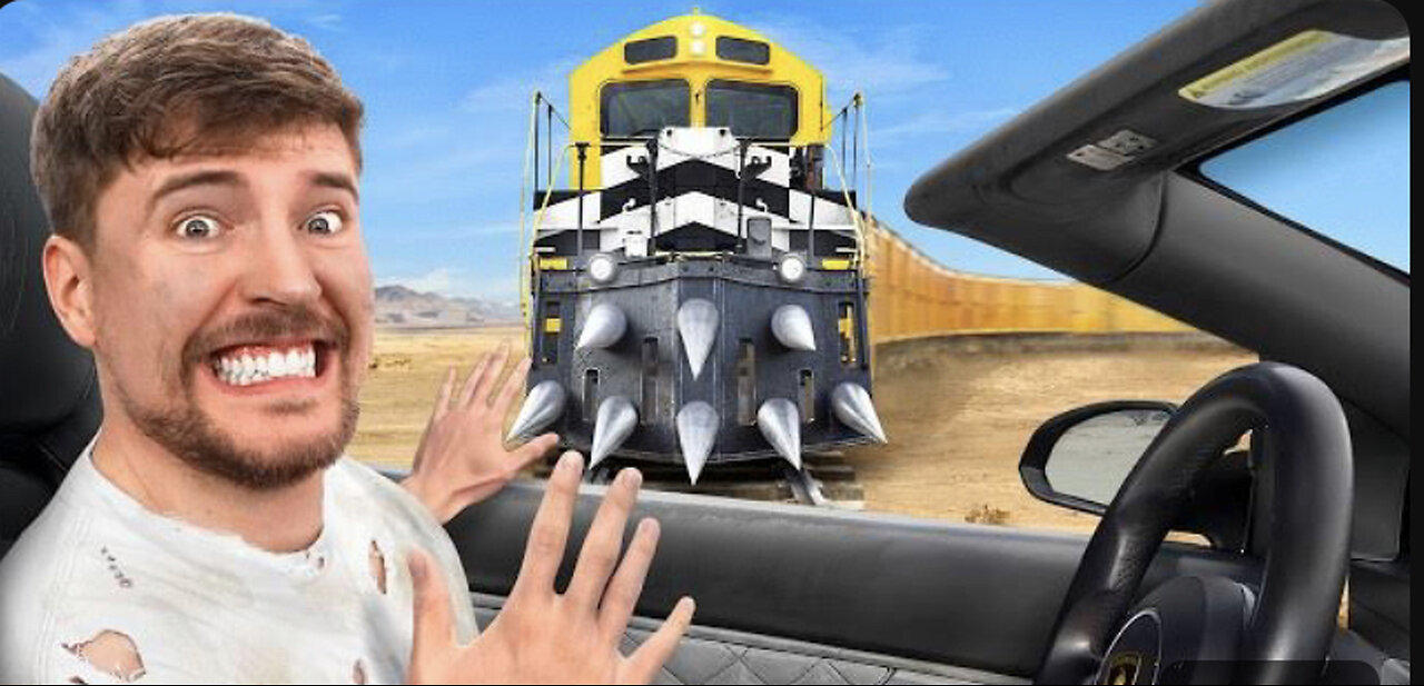 Lamborghini vs Train