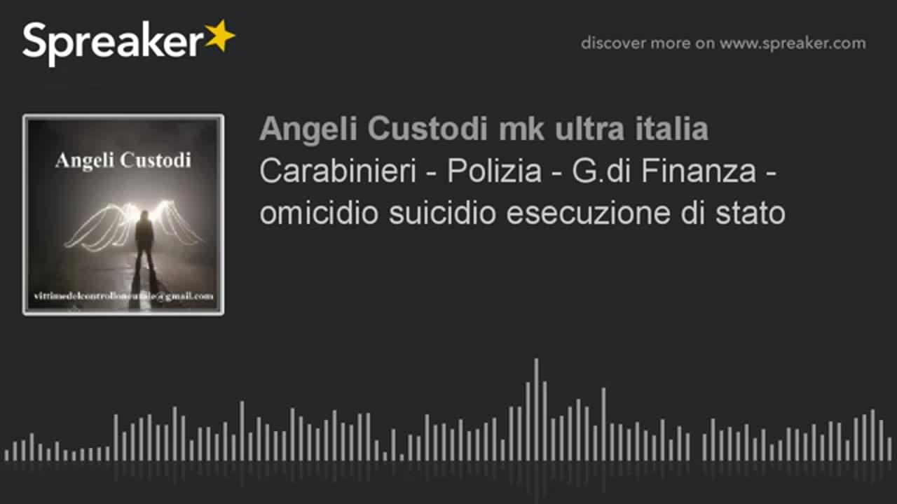 Carabinieri , Polizia , G.di Finanza - omicidio suicidio , esecuzione di stato