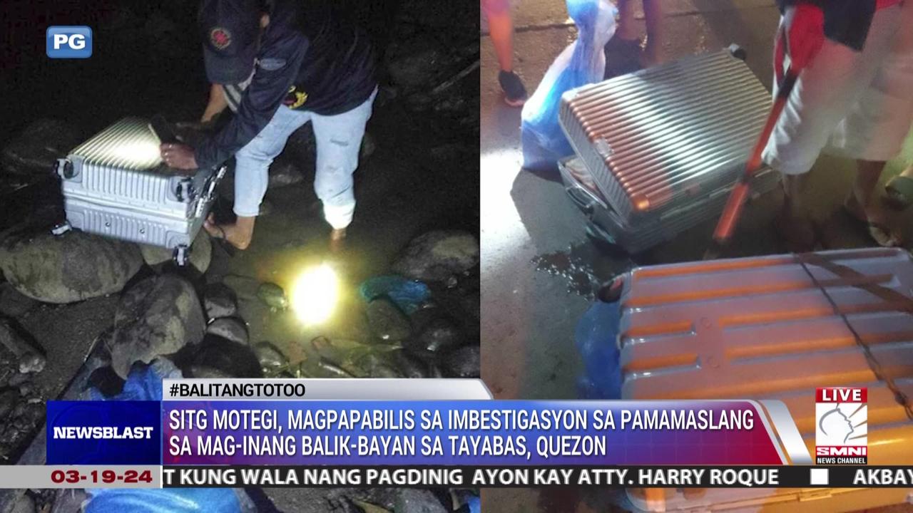 Mag-inang balik-bayan na pinaslang sa Tayabas, Quezon, posibleng personal at pera ang dahilan