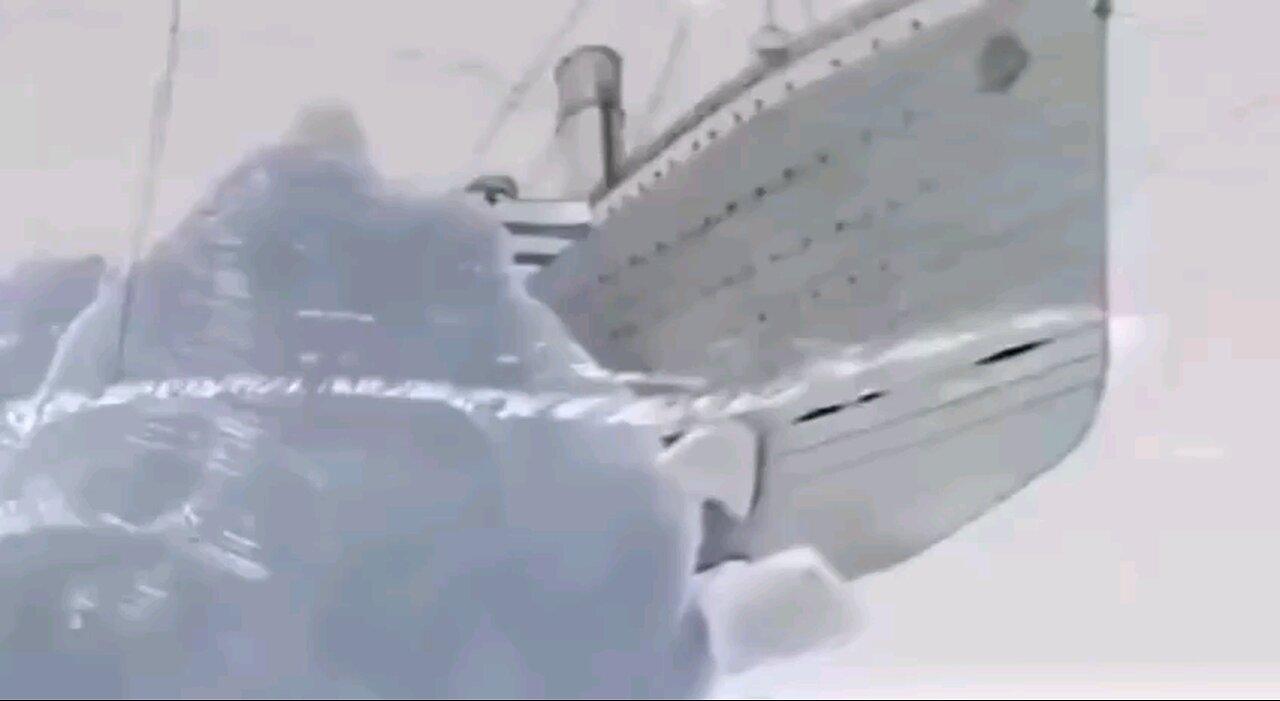 Animation on how the Titanic sank